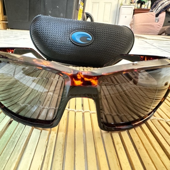 Costa Del Mar PERMIT Polarized Sunglasses|Tortoise/Carbon HI Definition NWT - Picture 16 of 16